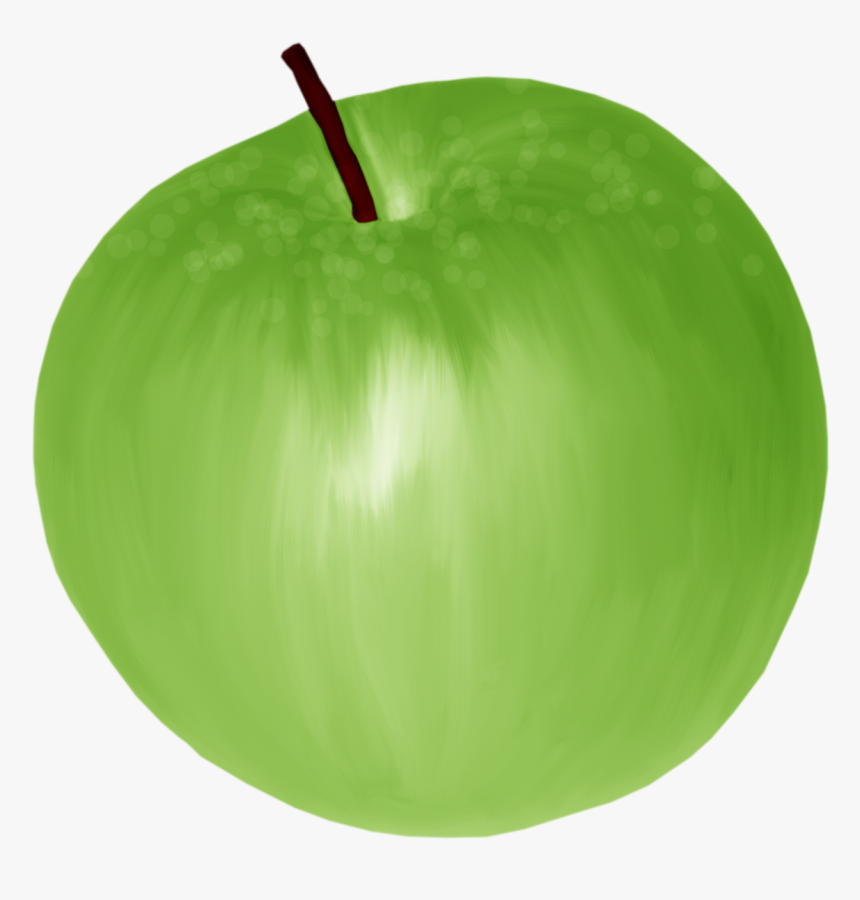 Granny Smith Apple Green - Green Apple Cartoon Png, Transparent Png
