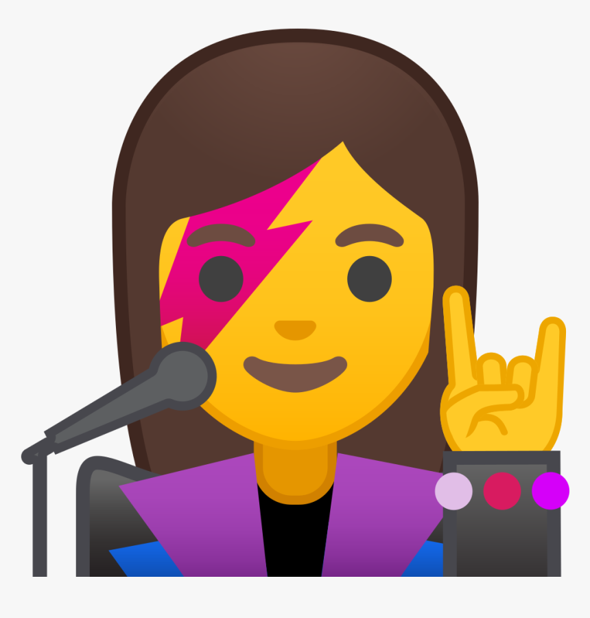 Woman Singer Icon - Emoji Singer, HD Png Download