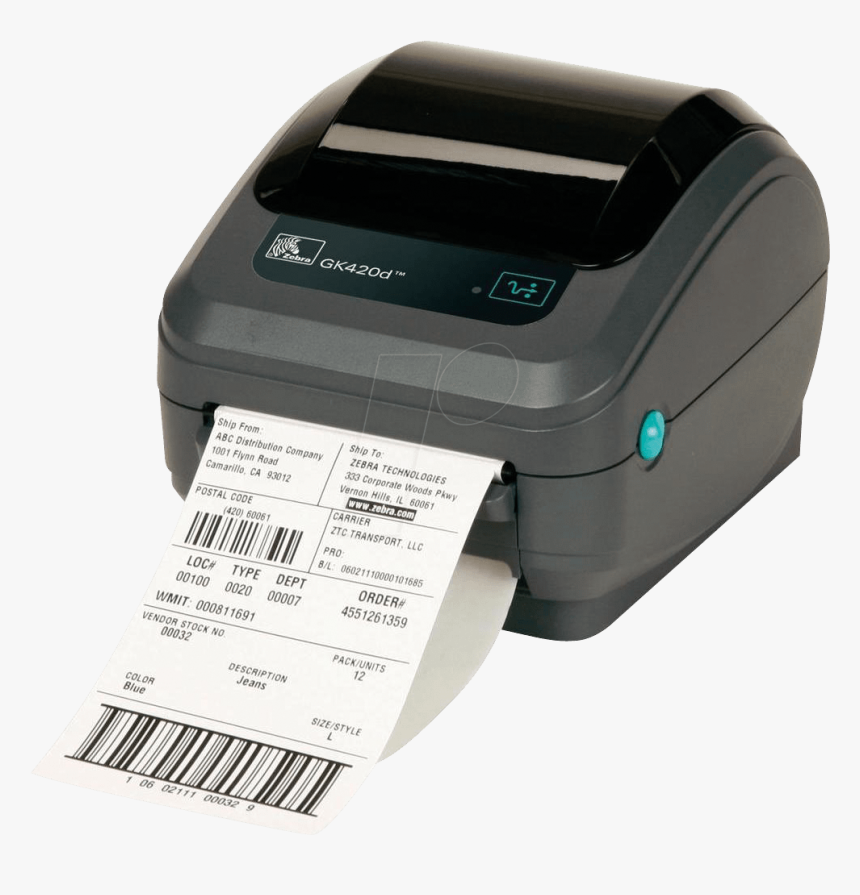 Zebra Gk420d Printer, HD Png Download