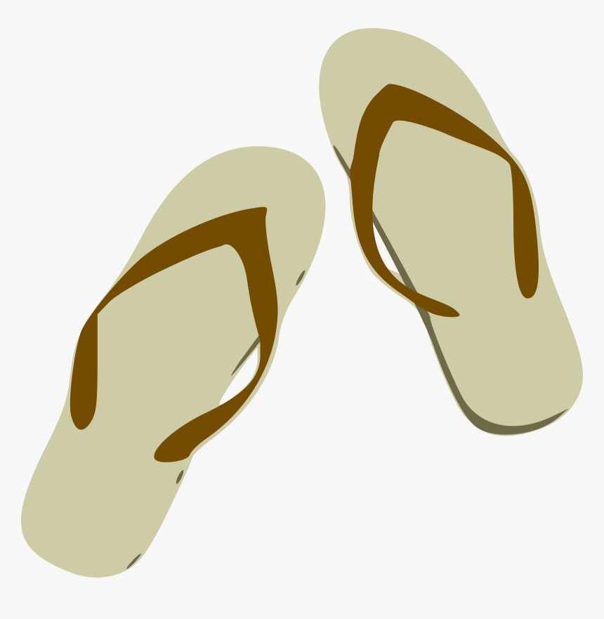 Clipart - Flip Flop Clip Art, HD Png Download