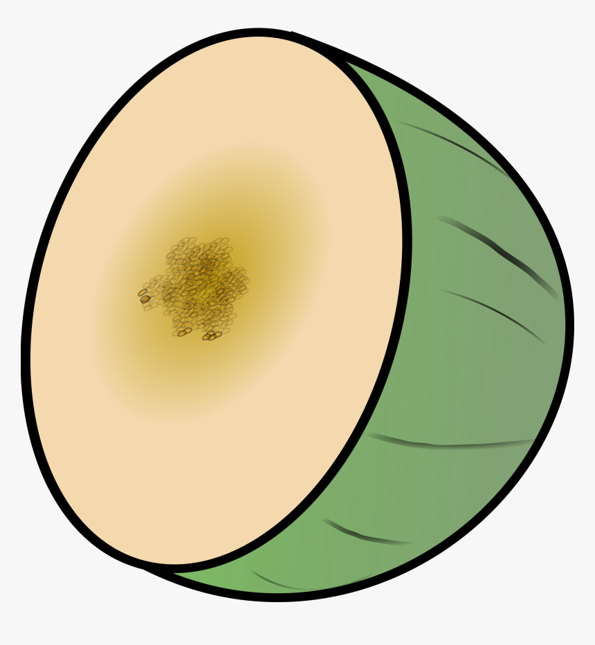Melon Clip Arts - Honeydew Cartoon, HD Png Download