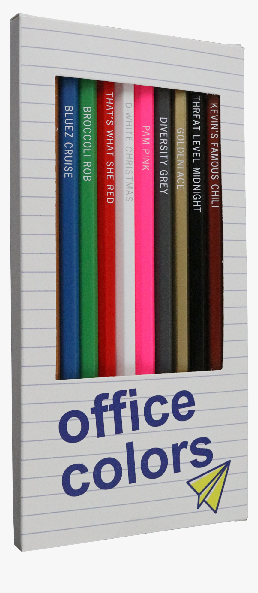 Office Themed Colored Pencils, HD Png Download