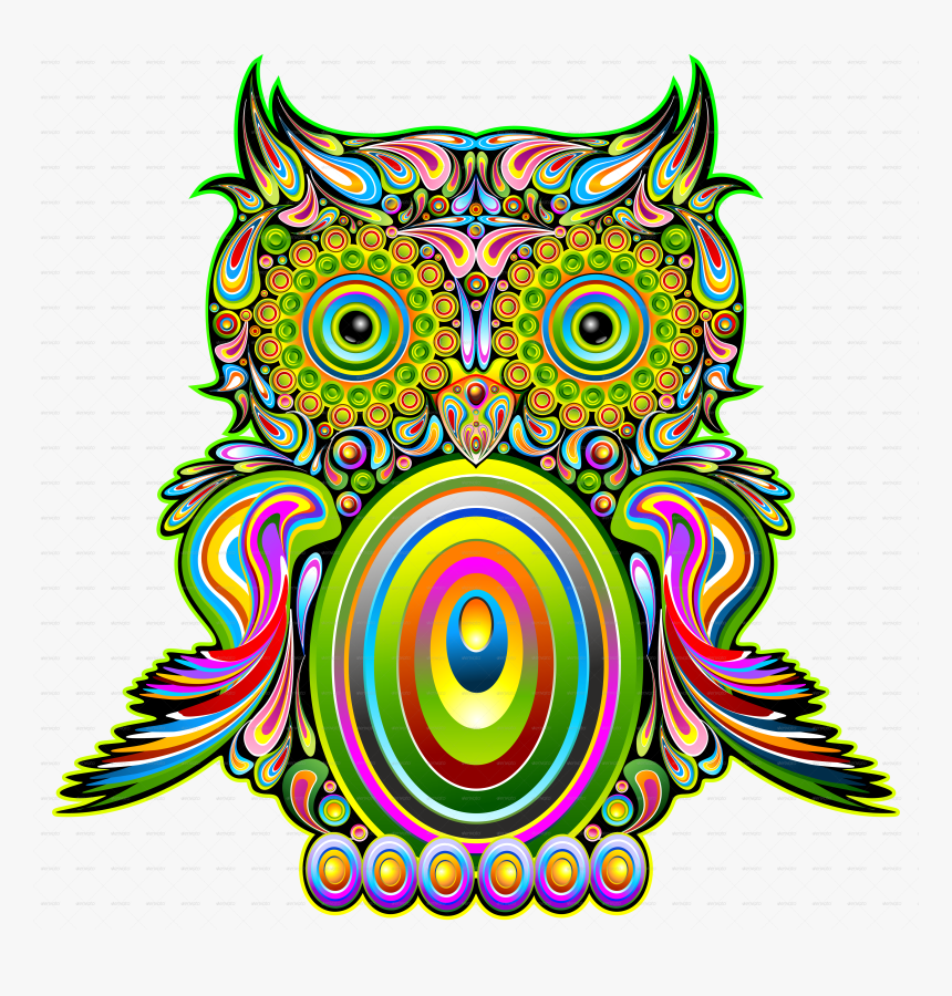 Psychedelic Art Pop Png, Transparent Png
