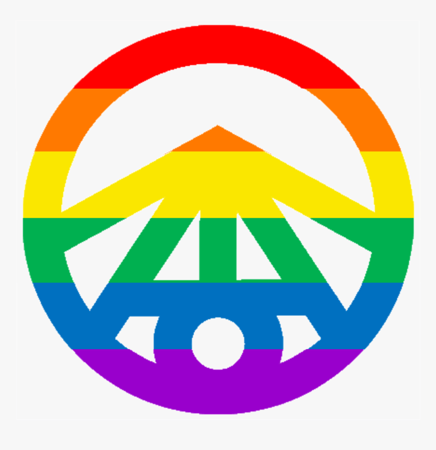 Transparent Rainbow Peace Sign, HD Png Download