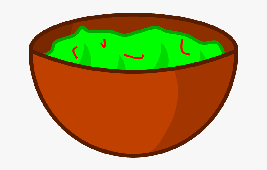 Bowl Of Guacamole Clipart - Clip Art Transparent Guacamole Png, Png Download