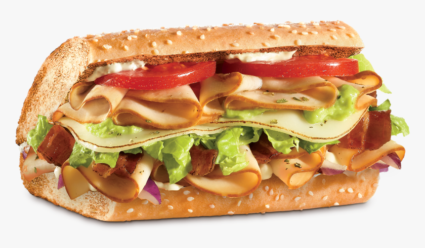 Turkeybaconguacamole - Fast Food, HD Png Download