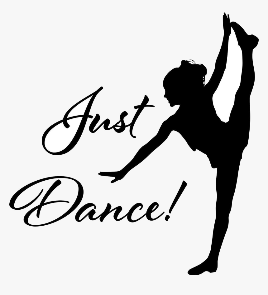 Just Dance Vinyl Wall Art Sticker Ballet Breakdance - Girl Dancing Logo, HD Png Download
