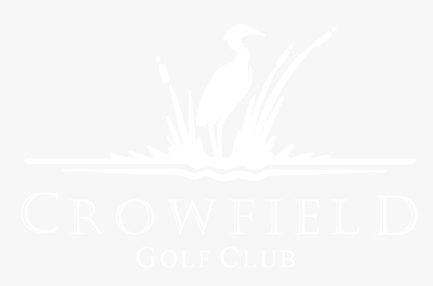 Crowfield Logo White - Crowfield Golf Club Logo, HD Png Download