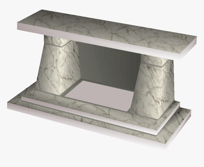 Old Marble Fireplace, HD Png Download