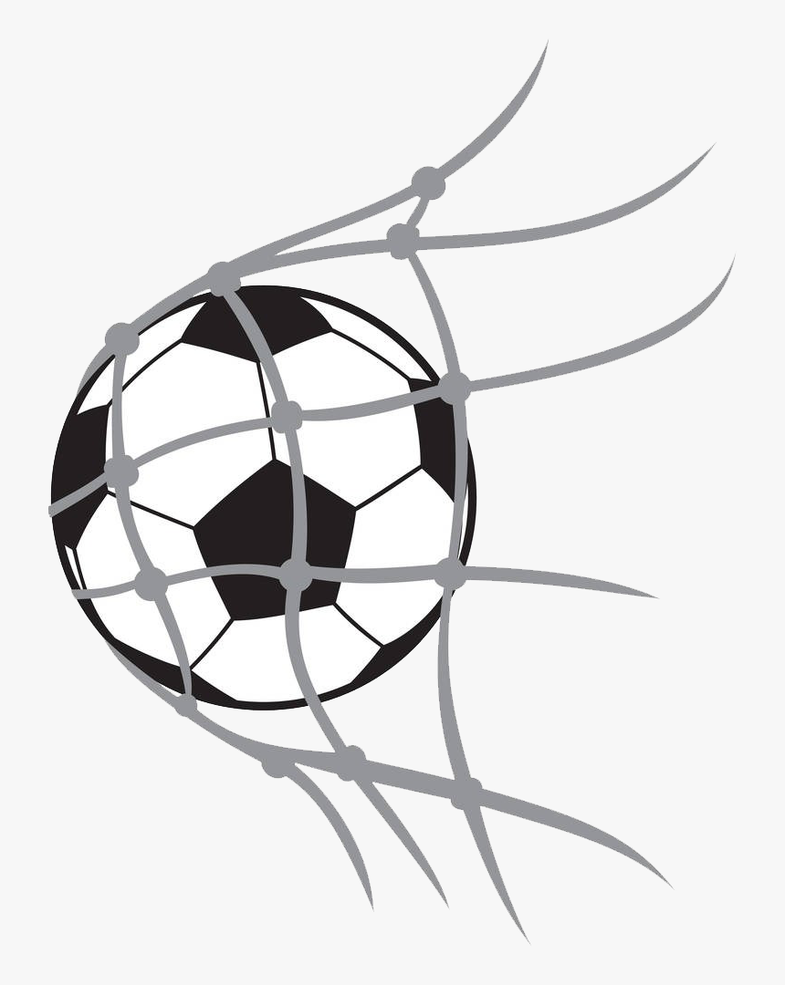 Football Goal Goals Hand-painted Free Png Hq Clipart - Goal Football Png, Transparent Png