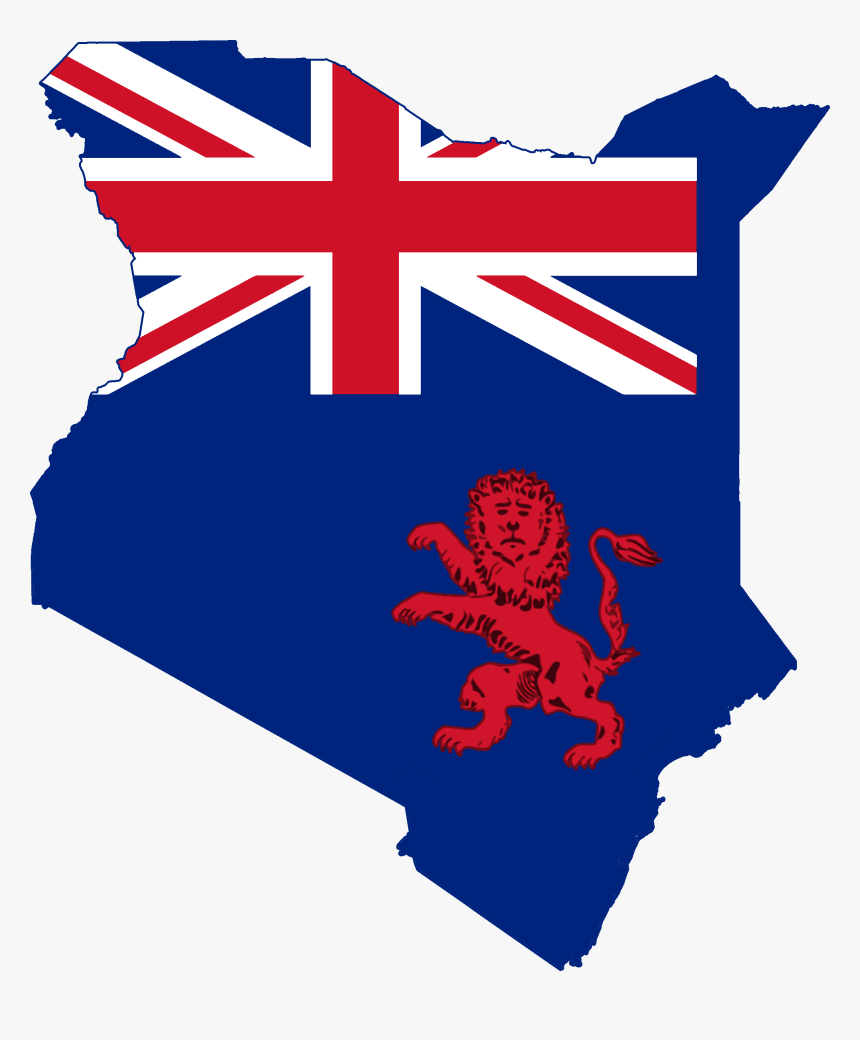 Flag Map Of British Kenya - Australian Aboriginal Torres Strait Islander Flags, HD Png Download