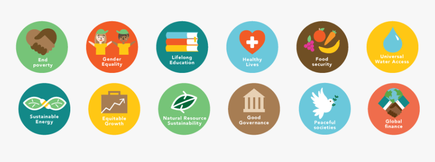 12-goals - Graphic Design, HD Png Download