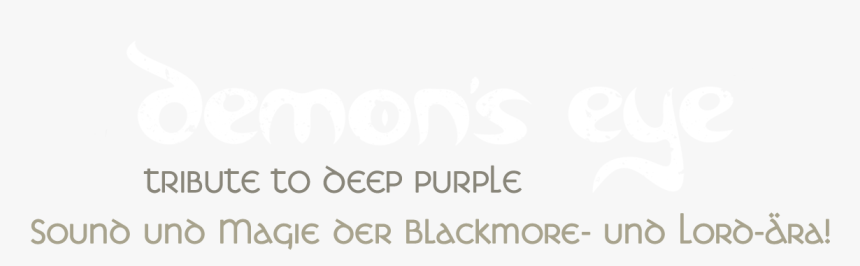 Sound Und Magie Der Blackmore Und Lord Ära Von Deep - Calligraphy, HD Png Download