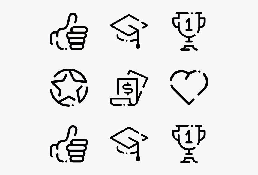 Linear Life Goals - Thumbs Up Line Icon, HD Png Download