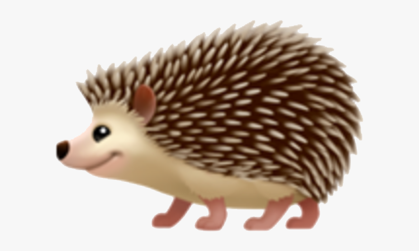 Hedgehog Png Free Pic - Hedgehog Emoji Apple, Transparent Png