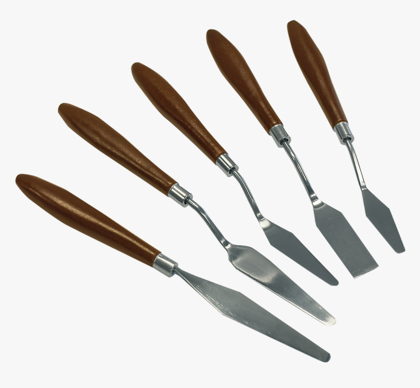 5 Piece Artist Spatula Set - Trowel, HD Png Download