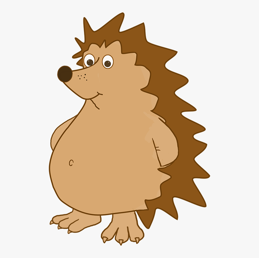 Cartoon Hedgehog Clipart - Hedgehog Clipart, HD Png Download