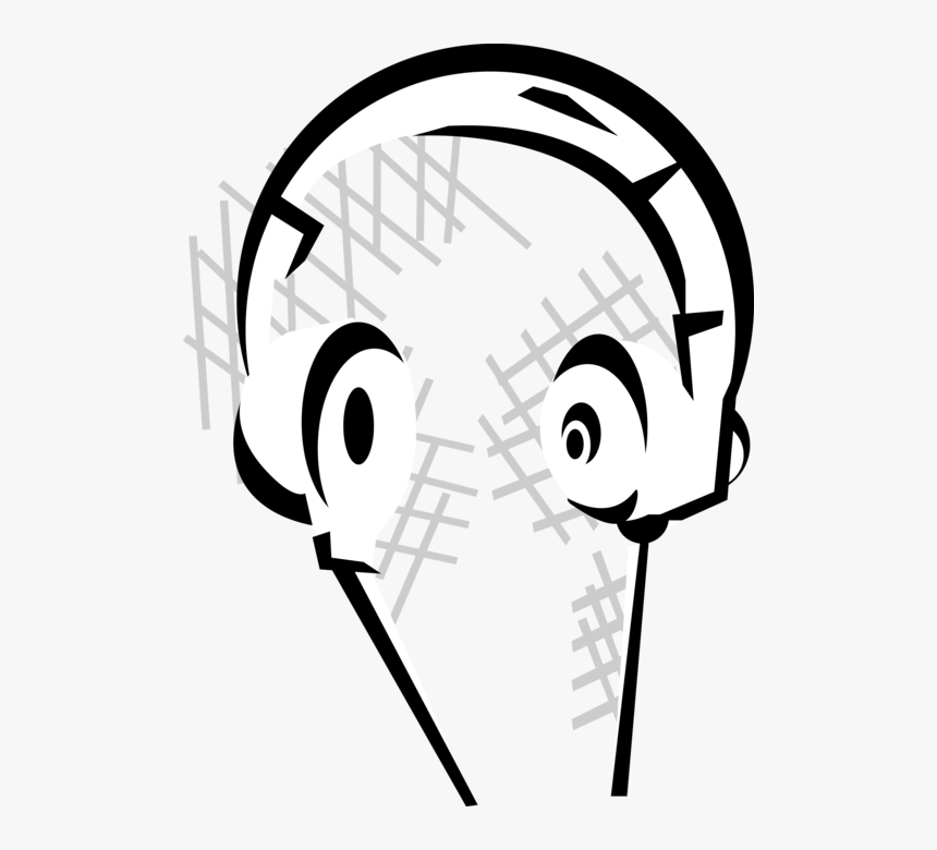 Vector Illustration Of Personal Audio Stereo Earphone, HD Png Download