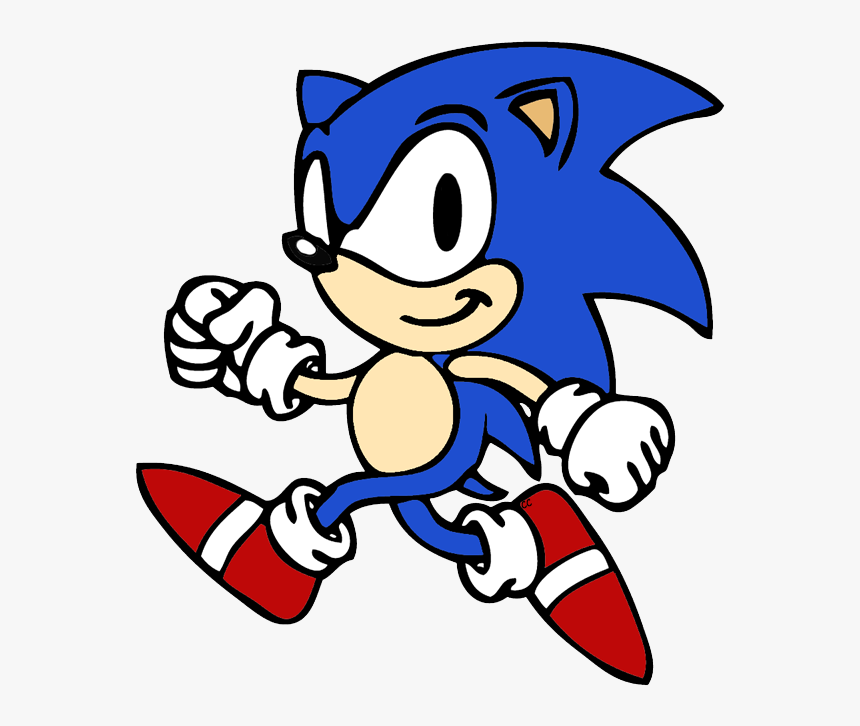 Sonic The Hedgehog Clip Art Images Cartoon - Sonic The Hedgehog Coloring Pages, HD Png Download