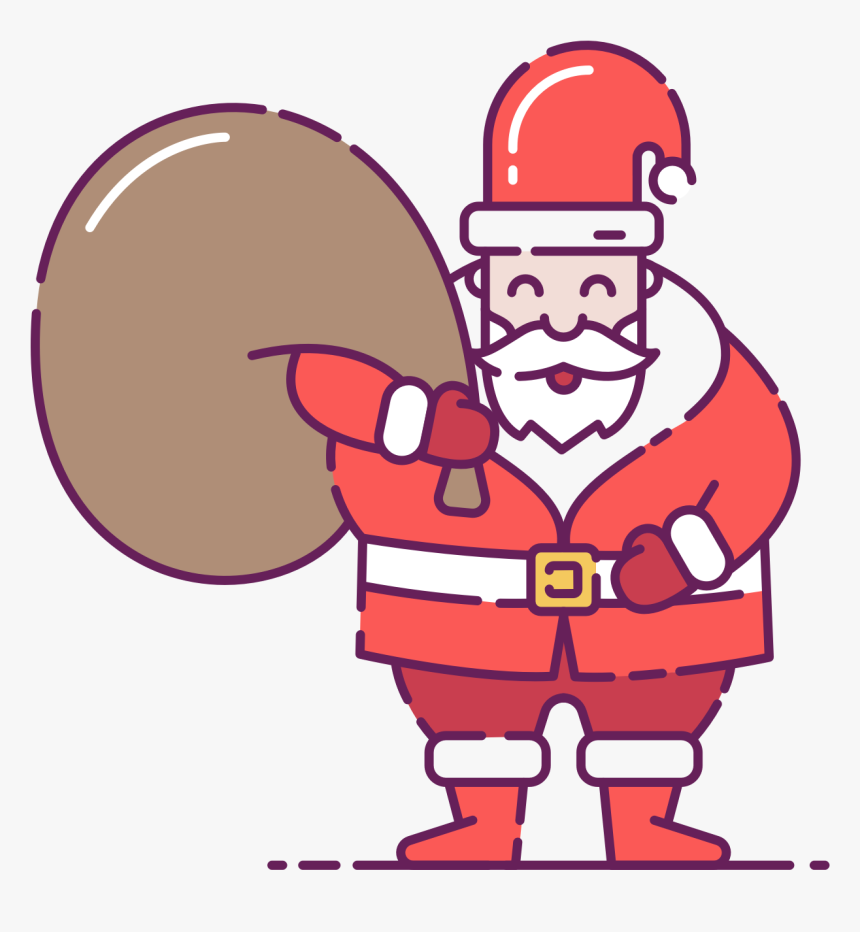 Santa Clipart Free Chimney, HD Png Download