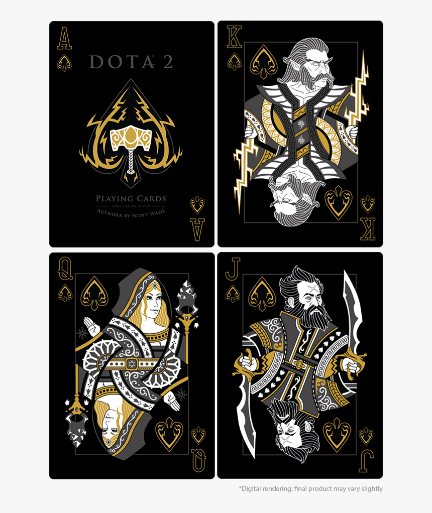 Dota W Playing Cards, HD Png Download