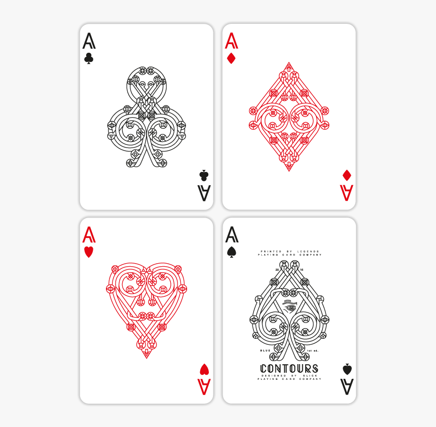 Contours Aces - Drawing, HD Png Download