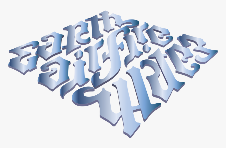 Earth Air Fire Water Ambigram No Background Clip Arts - Portable Network Graphics, HD Png Download