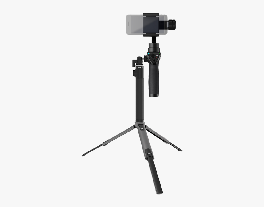 Clip Camera Tripod Mount - Dji Osmo Mobile Extension Stick, HD Png Download