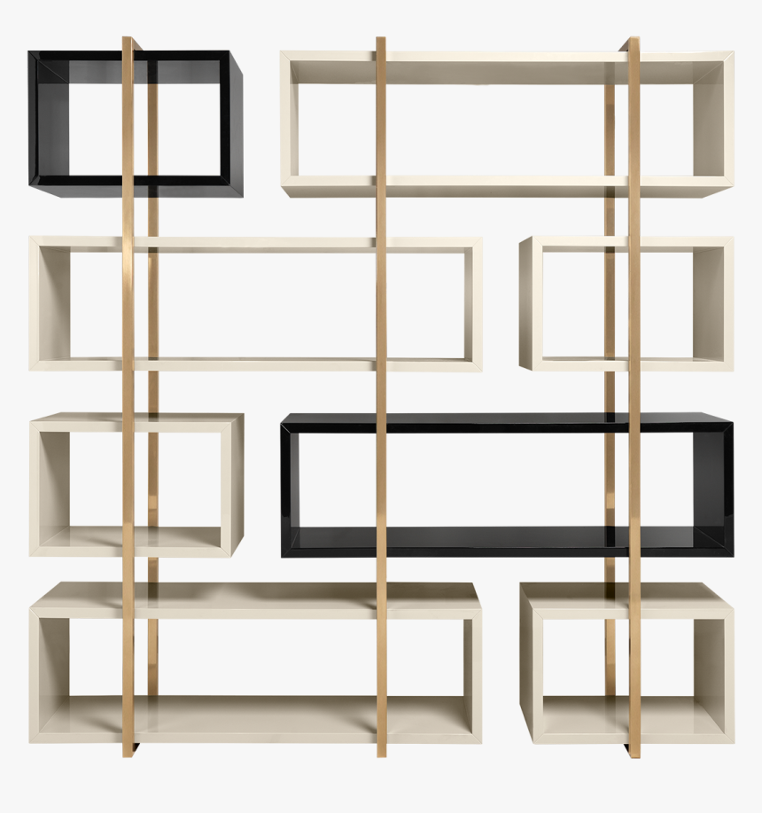 Bookshelf Clip Modular - Transparent Png Book Shelf, Png Download