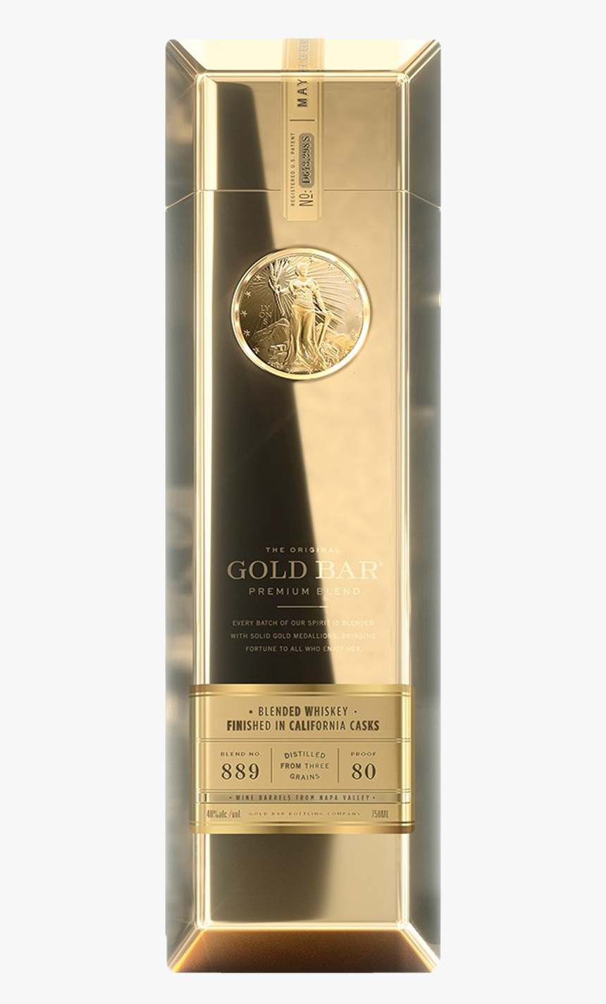 Gold Bar American Whiskey, HD Png Download