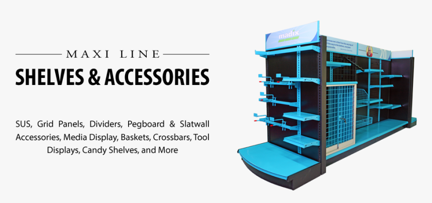 Maxi Line Shelves And Accessories, HD Png Download