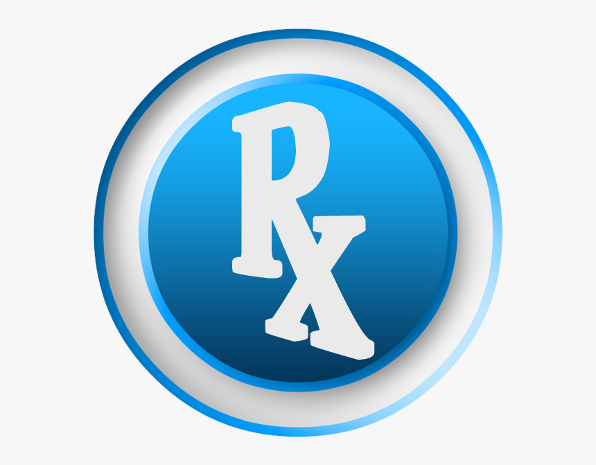 3d White Rx Pharmacist Symbol Clipart Image - Pharmacist Symbols, HD Png Download