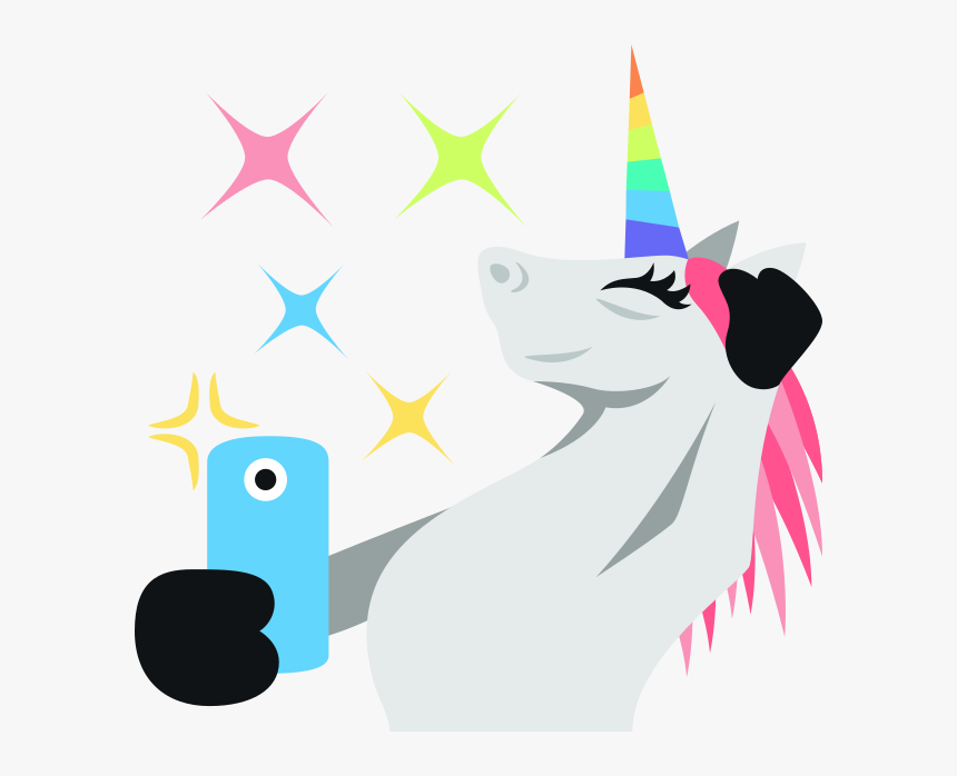 Emoji Inspired Stickers By Emojione™ Messages Sticker-6 - Unicorn Emoji One, HD Png Download