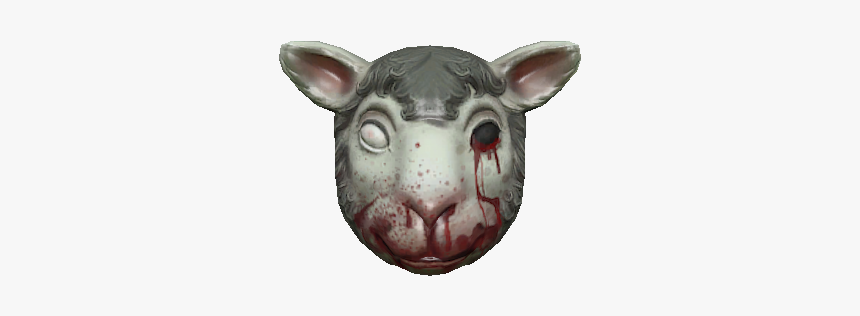 Csgo Facemask Sheep Bloody - Portable Network Graphics, HD Png Download