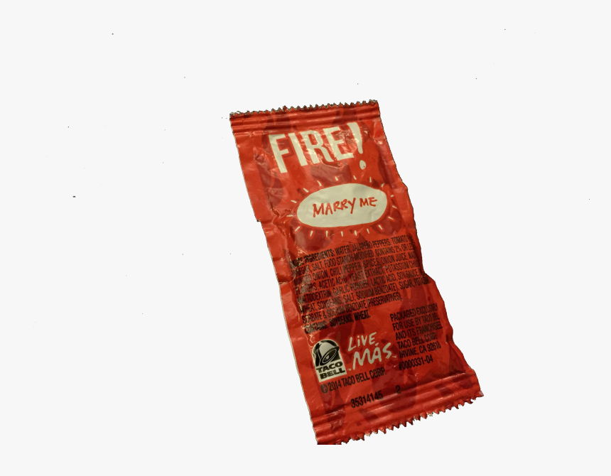 Free Download Taco Clipart Taco Bell Food - Taco Bell Extra Hot Sauce, HD Png Download