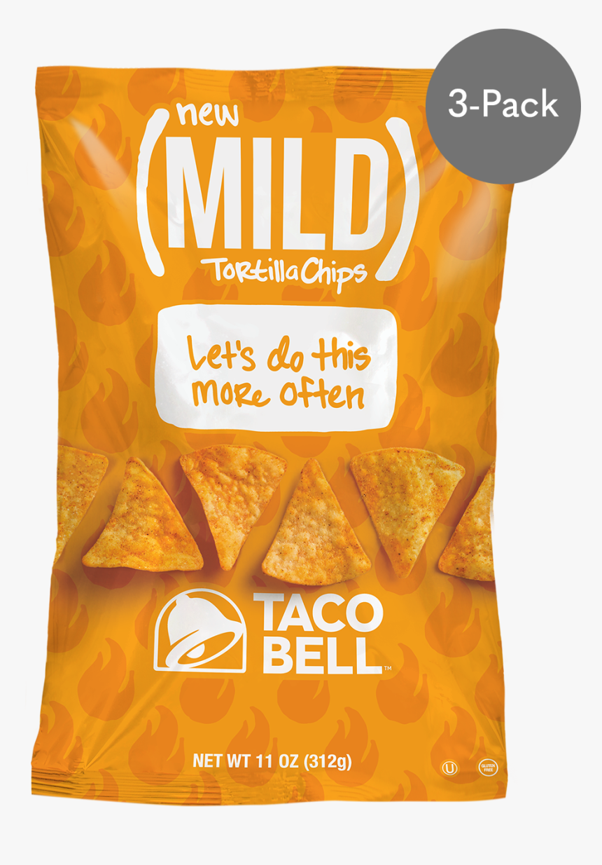 Taco Bell Tortilla Chips - Junk Food, HD Png Download