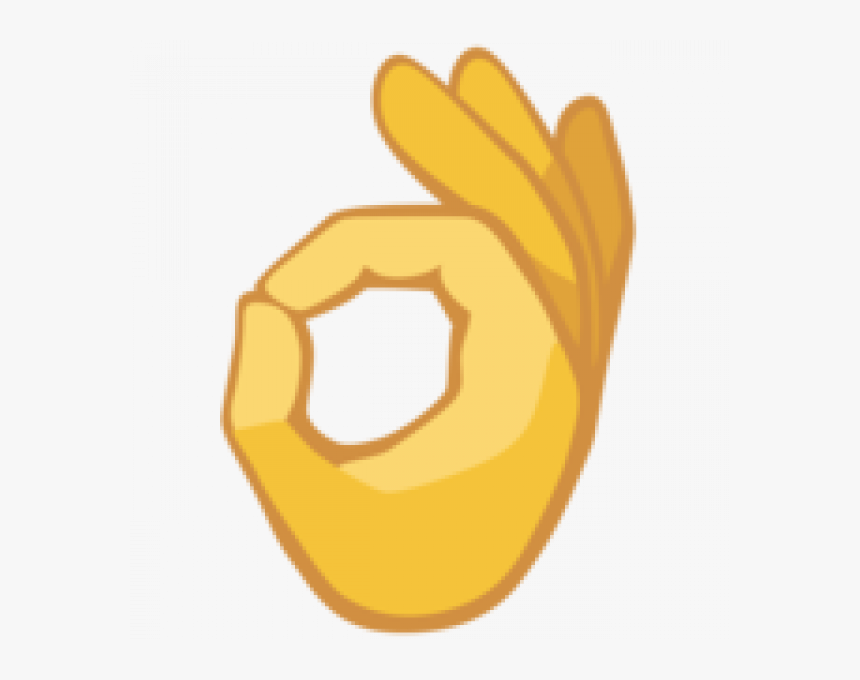 Emoticons Hand Ok Sign, HD Png Download