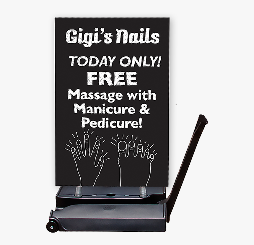 Rolling Springer Wo/wo Sidewalk Chalkboard, 3 X2′ - Poster, HD Png Download