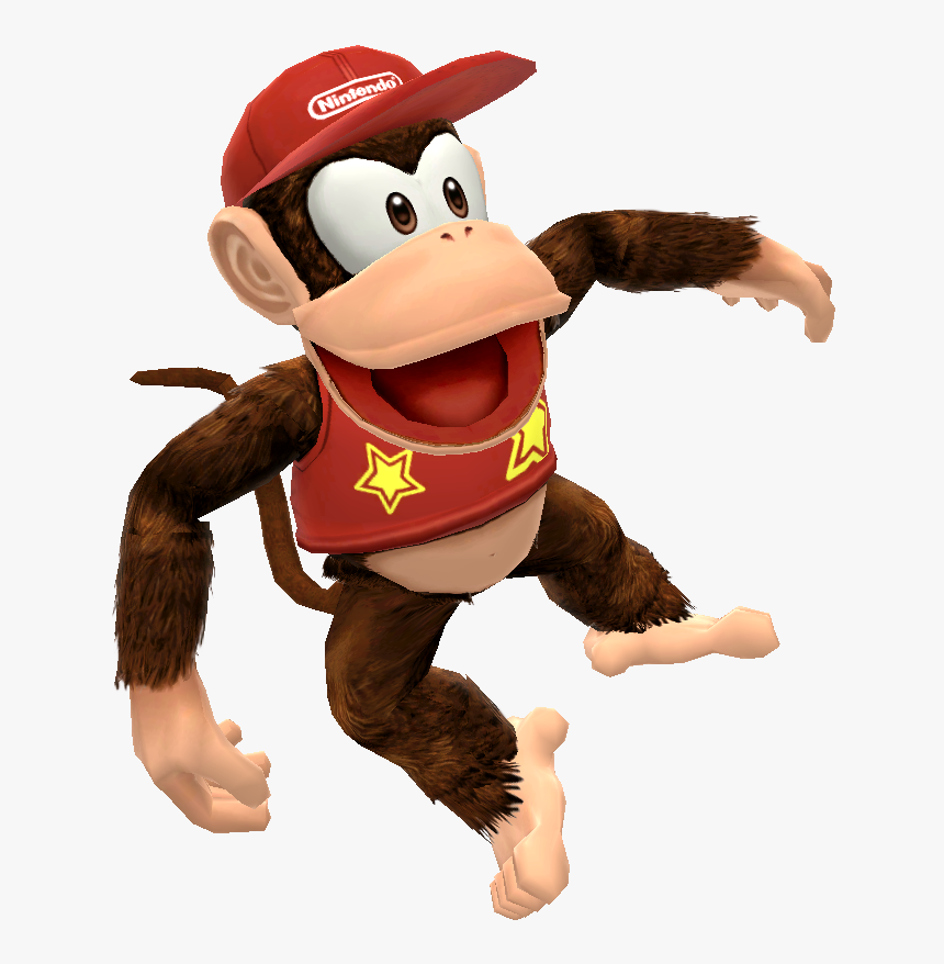 Ssbs Render Diddykong - Smash Bros Diddy Kong Render, HD Png Download
