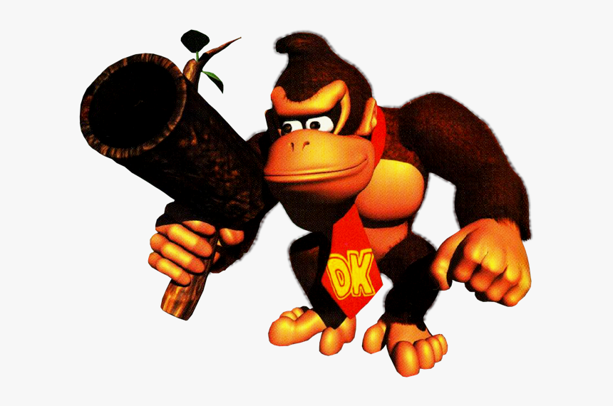 A Rendered Gorilla Wow - Donkey Kong Coconut Gun, HD Png Download