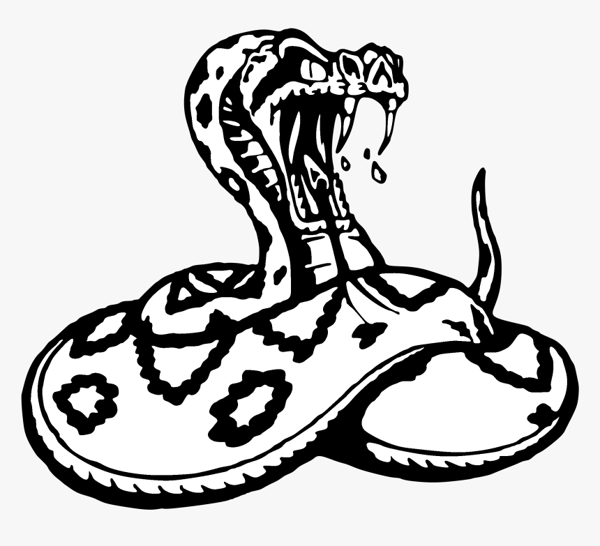 Black And White Cobra Logo, HD Png Download