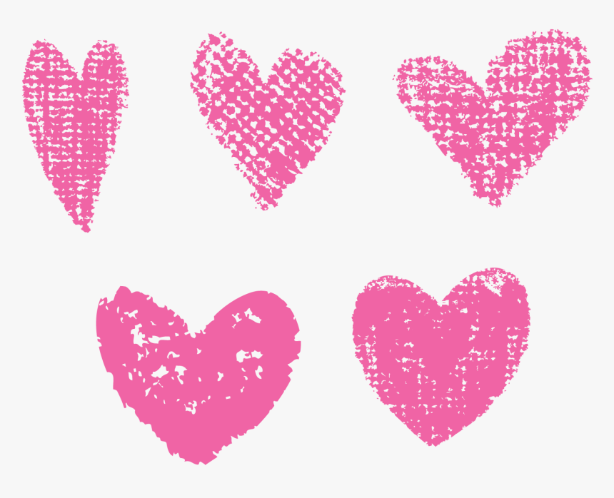 Transparent Sidewalk Chalk Clipart - Heart Chalk Clipart Transparent, HD Png Download