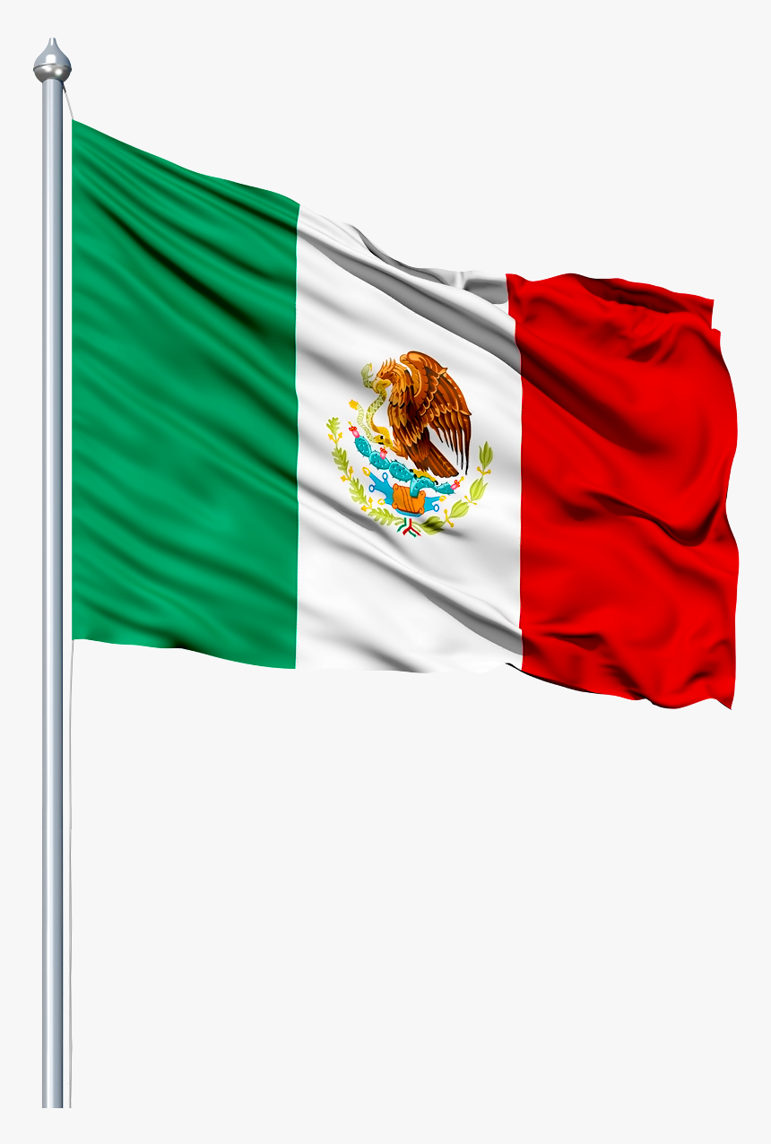 Bandera De Mexico Png - Flag, Transparent Png
