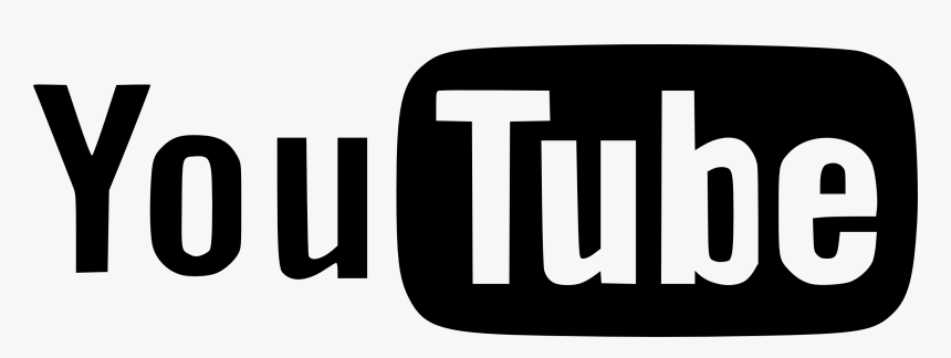 Icon Symbol Internet Website Logo Pictogra - Youtube Black And White Icon, HD Png Download