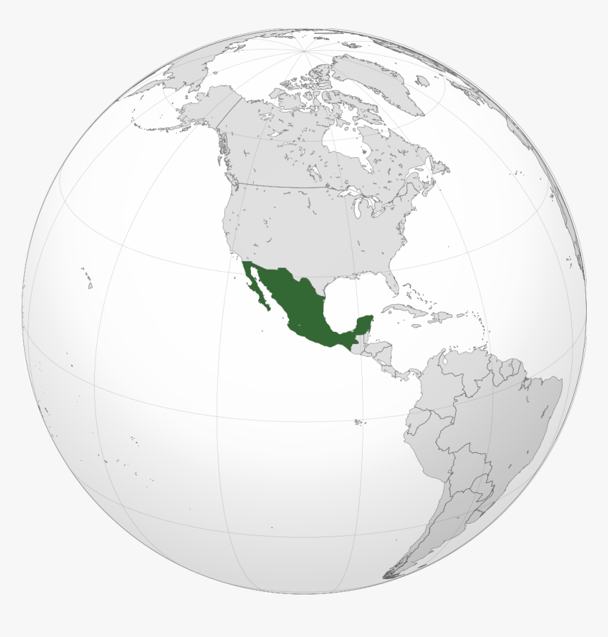 Ubicación De México - Mexico Map In The World, HD Png Download