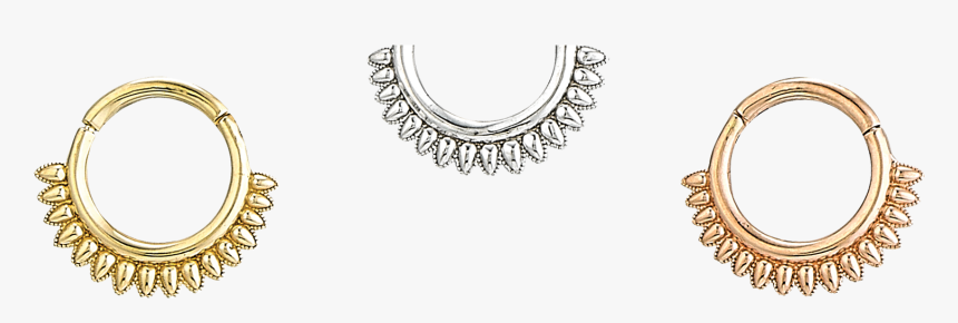 Septum Ring Png - Nose Ring Gold Png, Transparent Png
