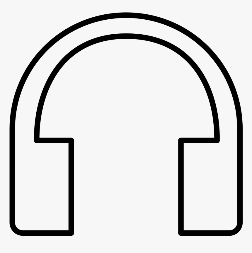 Headphones Icon Line, HD Png Download