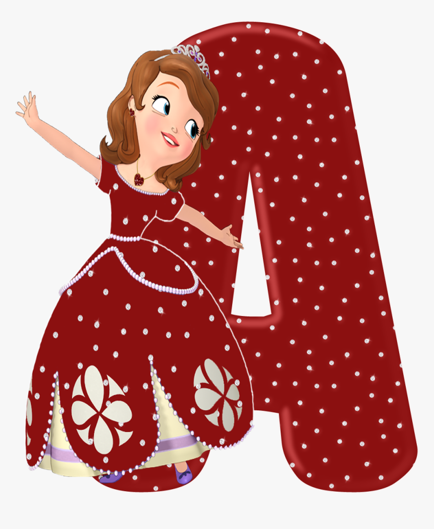 Alfabeto Decorativo Alfabeto Princesa Sofia 5 Png - Sofia The First Alphabet Letters, Transparent Png