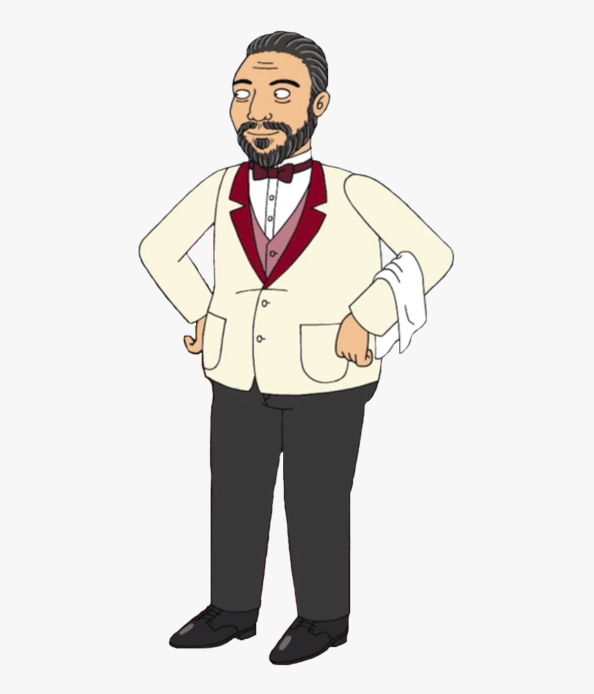 Bojack Horseman Wiki - Bojack Horseman Italian Waiter, HD Png Download