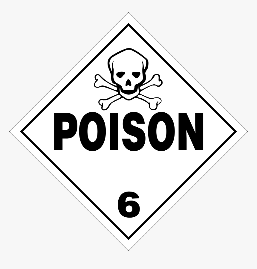 Poison Placard, HD Png Download